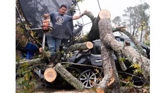 1 person dies in Houston as tornadoes hit the area.