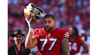 Dominick Puni, a guard for the 49ers, looks back on the one snap he missed.
