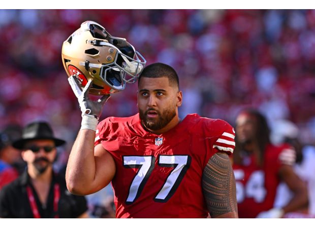 Dominick Puni, a guard for the 49ers, looks back on the one snap he missed.