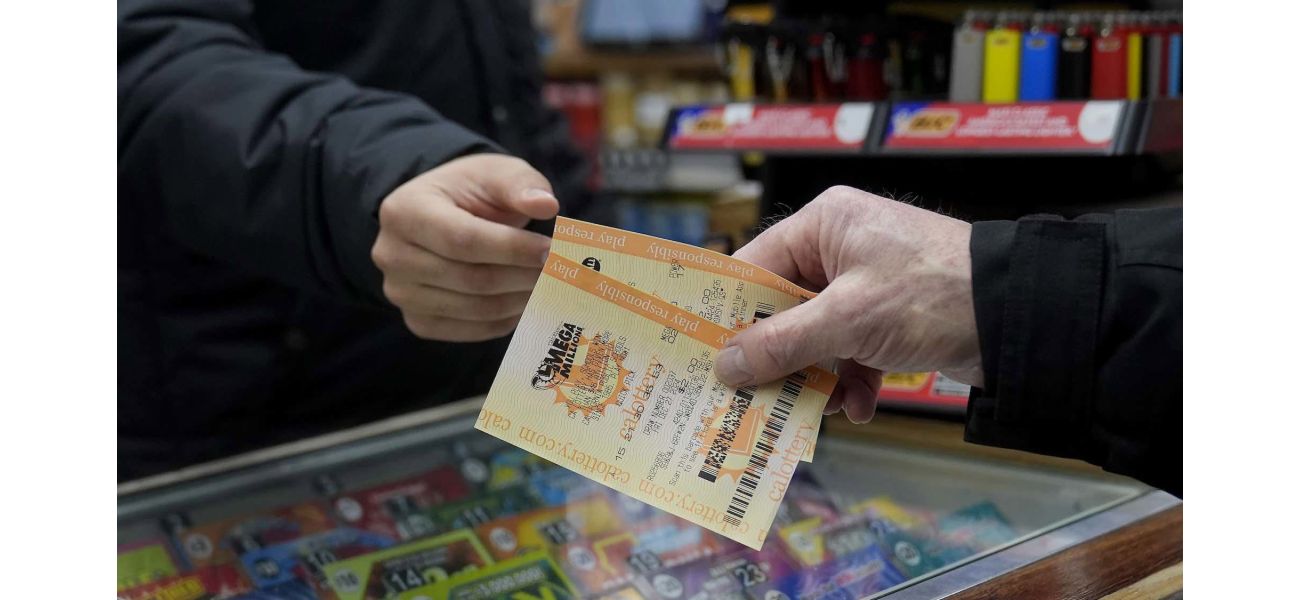 California lottery sells winning ticket worth nearly $2 billion.