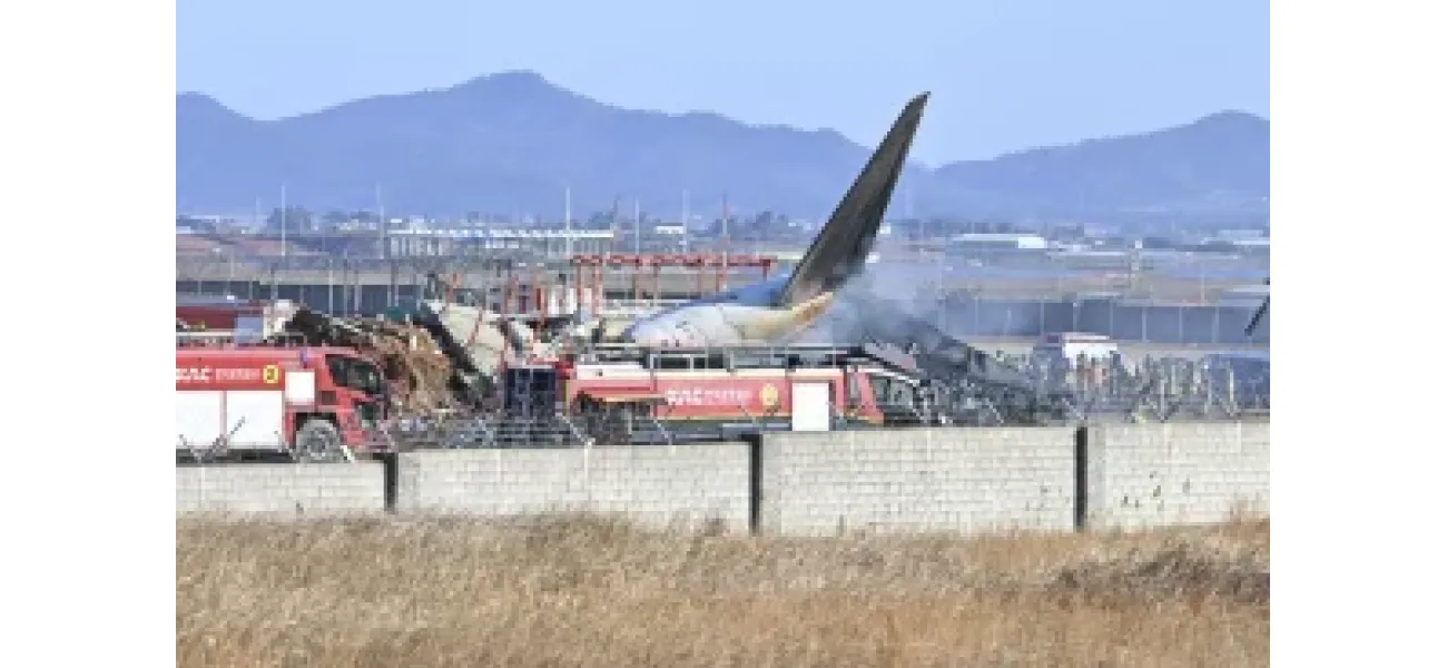 120 killed in plane crash as it veers off runway and hits fence in South Korea.