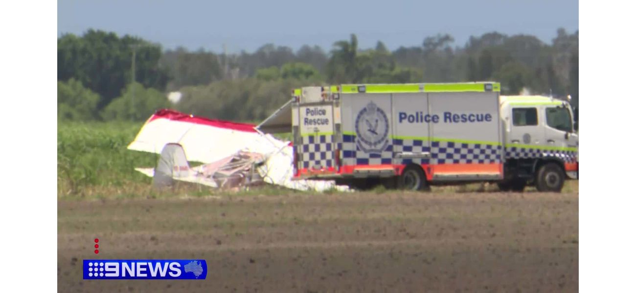 A pilot died in a plane accident in northern NSW, while a passenger was taken to the hospital.