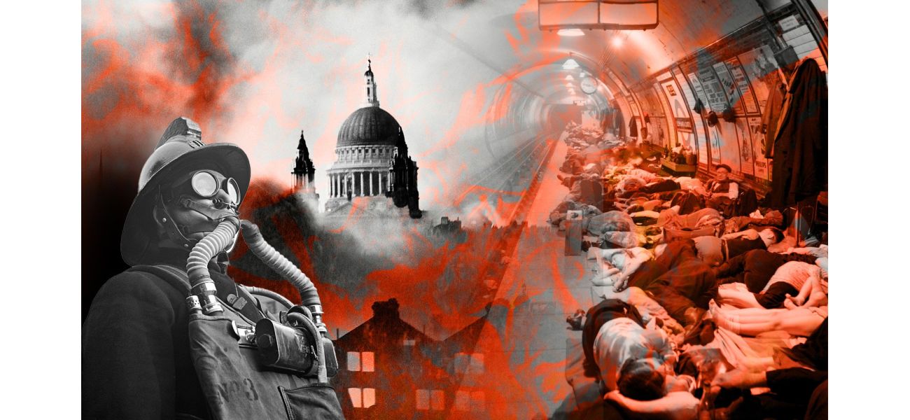 London was hit with a devastating bombing during the Blitz, causing it to burn for a second time.