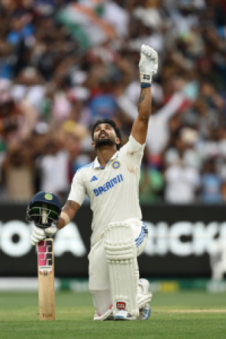 Nitish Reddy's impressive performance helps India maintain their position at MCG.
