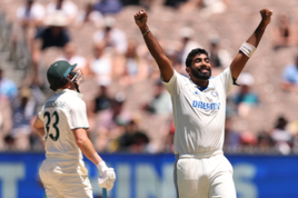 Bumrah becomes the sixth Indian fast bowler to reach 200 Test wickets in the fourth Test.