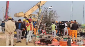 A 3-year-old child is still trapped in a borewell after 6 days, and the mother is begging for help.