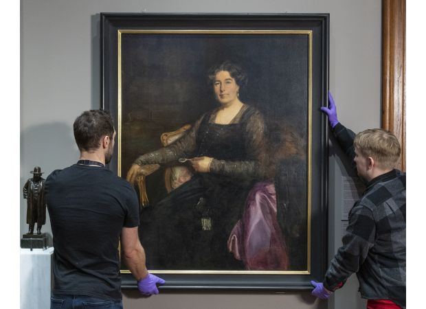 A female worker who built a successful business on the high street.