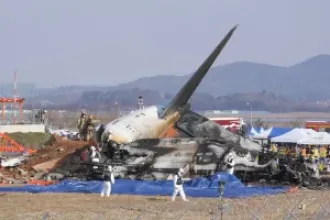 179 dead as plane catches fire during landing in South Korea.