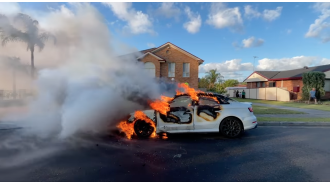 Fatal shooting and vehicle arson occur in western Sydney.