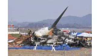 179 dead as plane catches fire during landing in South Korea.