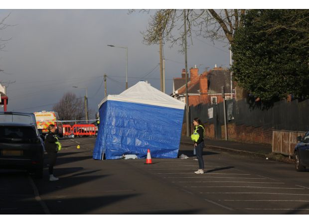 Seven people taken into custody following fatal stabbing of teenager on public road.