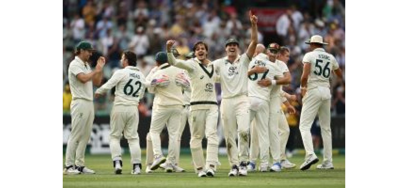 Australia triumphs over India by a margin of 184 runs in the fourth Test match.