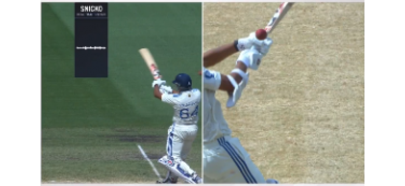 Controversy arises due to Yashasvi Jaiswal's caught-behind dismissal.