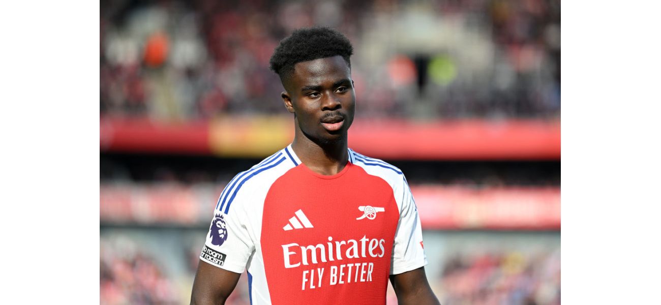 Premier League team Arsenal considers a player as a potential replacement for Bukayo Saka.
