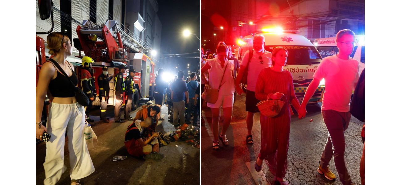 Three tourists died in a Bangkok hotel fire.