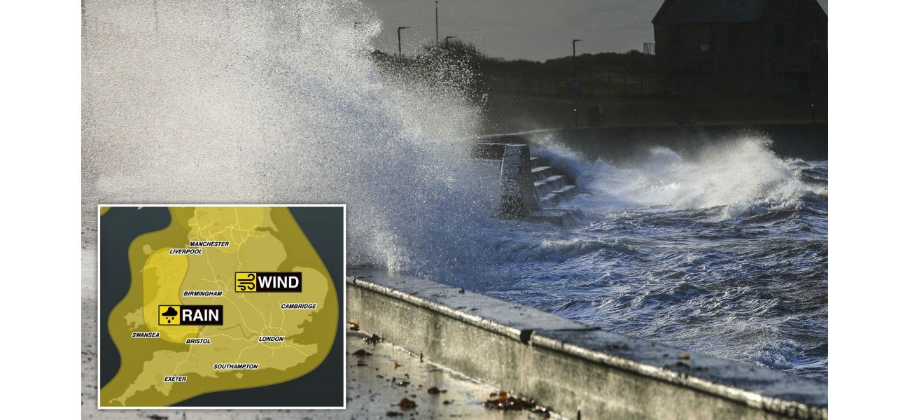UK maps will display locations of upcoming snow and wind alerts in the following week.