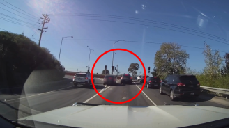 Video footage shows a shooting incident on a crowded street in Melbourne.