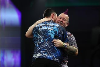 Peter Wright shares what Luke Humphries told him after his impressive win at the World Darts Championship.