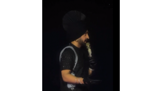 Diljit Dosanjh dedicates his Guwahati performance to ex-PM Manmohan Singh.
