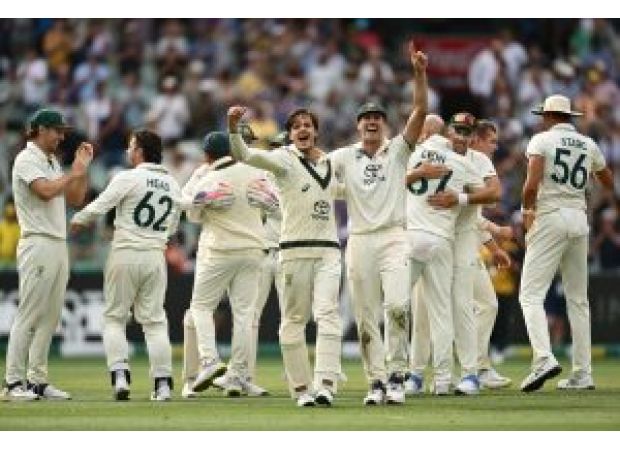 Australia triumphs over India by a margin of 184 runs in the fourth Test match.