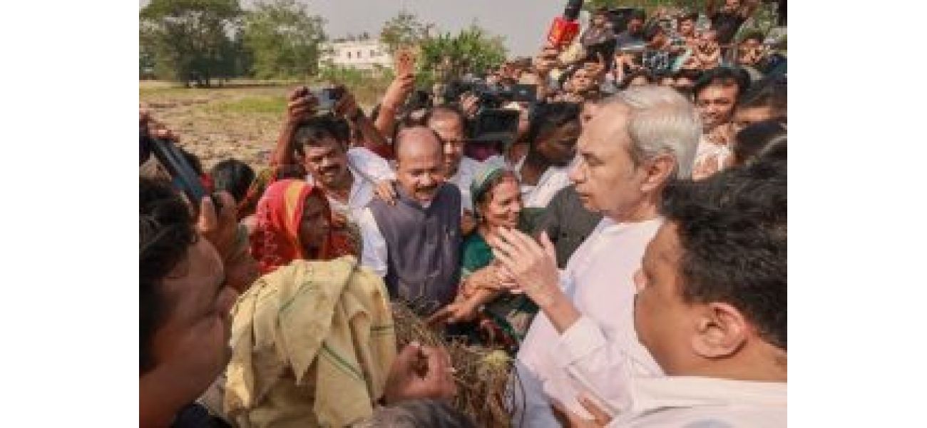 Odisha CM visits fields to assess crop damage.