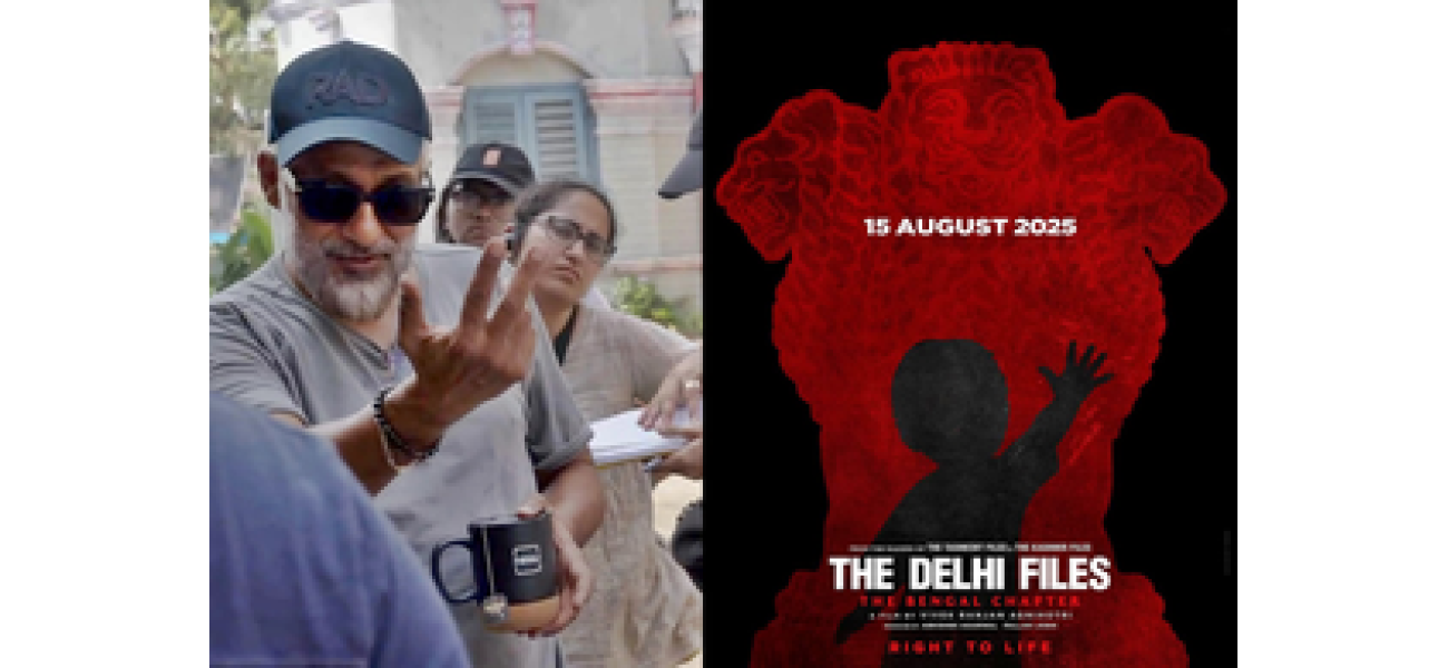 Vivek Ranjan Agnihotri gives a glimpse behind the scenes of creating 'The Delhi Files'.