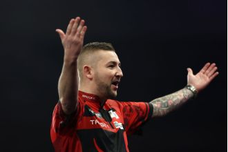 Darts player Nathan Aspinall criticizes media for not showing him enough respect despite advancing to quarter-finals at World Championship.