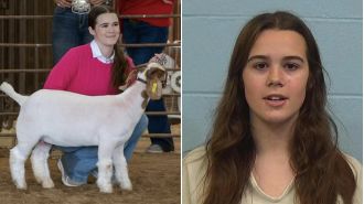 A 17-year-old girl is accused of killing a goat belonging to a rival due to feelings of jealousy.