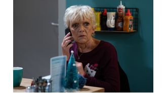 Jean is informed of bad news on EastEnders while Martin conceals a major secret from her.