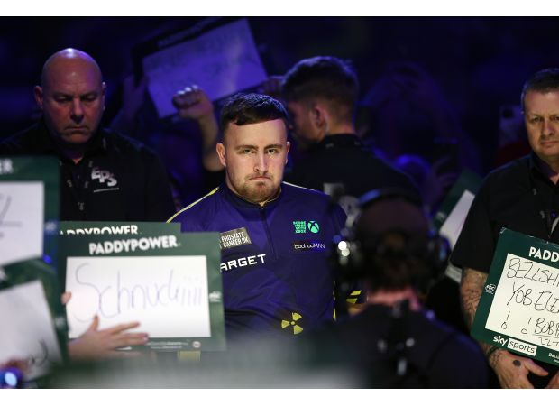 When is Luke Littler's next game at the World Darts Championship tonight?