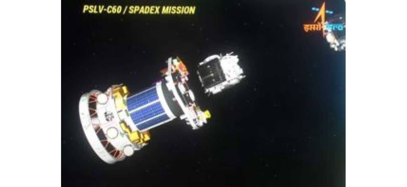ISRO confirms successful separation of spacecraft involved in space docking experiment.
