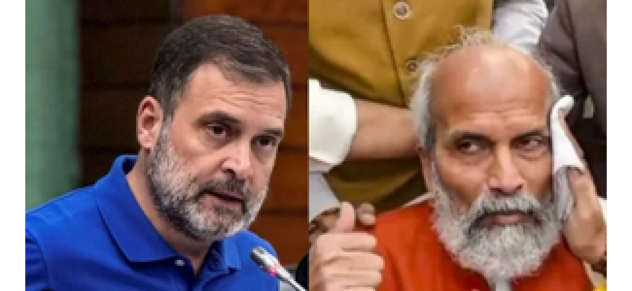 Sarangi claims Gandhi pushed him, comparing his behavior to a bouncer.