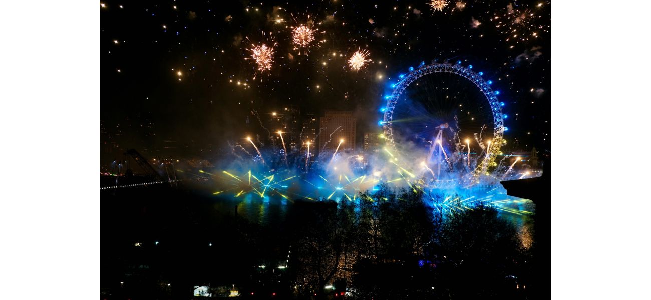 Watch the London New Year's fireworks on TV as 2025 begins.