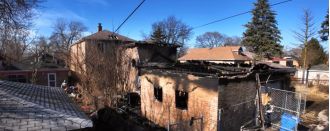 After a Christmas fire, a mother had to personally retrieve her son's body.