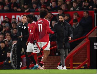 Manchester United manager Ruben Amorim reveals reason for substituting Joshua Zirkzee after just 33 minutes in loss to Newcastle.
