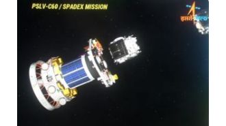 ISRO confirms successful separation of spacecraft involved in space docking experiment.
