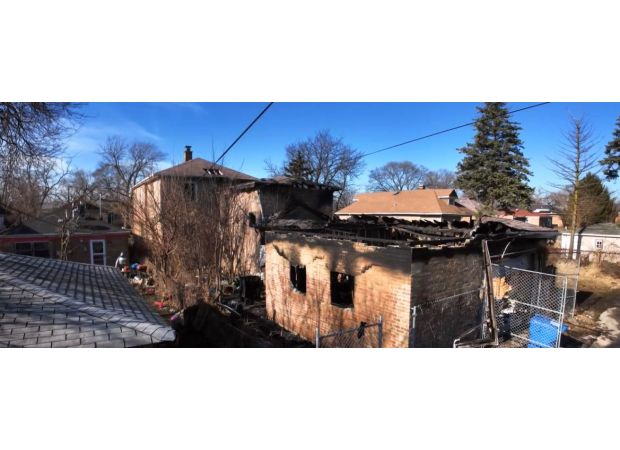 After a Christmas fire, a mother had to personally retrieve her son's body.