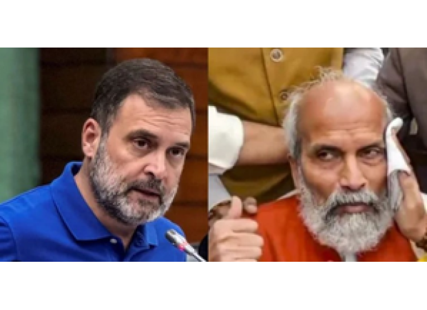 Sarangi claims Gandhi pushed him, comparing his behavior to a bouncer.