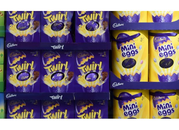 Grocery stores use psychological tactics by stocking Easter eggs right after Christmas.