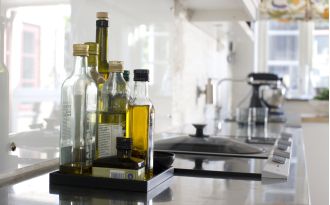 Don't store olive oil near your oven to avoid it spoiling quickly.