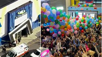 10 people injured when Lego display falls at arcade.