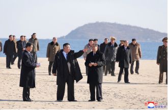 Kim Jong-un has built a large resort on the coast.