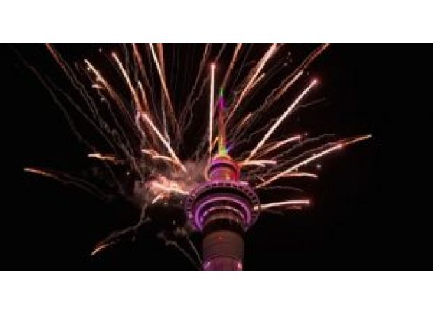 Cities worldwide get ready for New Year's celebrations; New Zealand leads the way with first festivities.