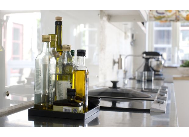 Don't store olive oil near your oven to avoid it spoiling quickly.