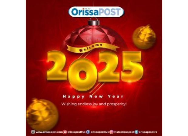 OrissaPOST greets you for a joyful New Year of 2025.