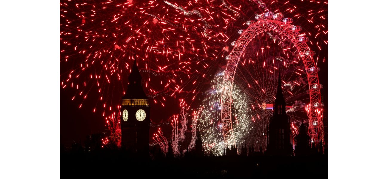 Despite UK event cancellations due to weather, London still celebrates 2025 with spectacular fireworks.
