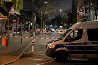 A man was arrested in Berlin for reportedly using a knife to harm two individuals.
