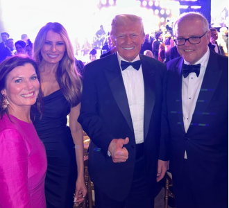 Ex-PM Morrison celebrates New Year's Eve with Trump.