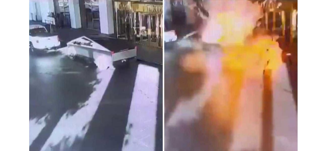 One individual killed in fiery Tesla truck blast near Trump's Vegas hotel.