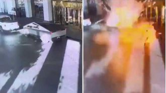 One individual killed in fiery Tesla truck blast near Trump's Vegas hotel.